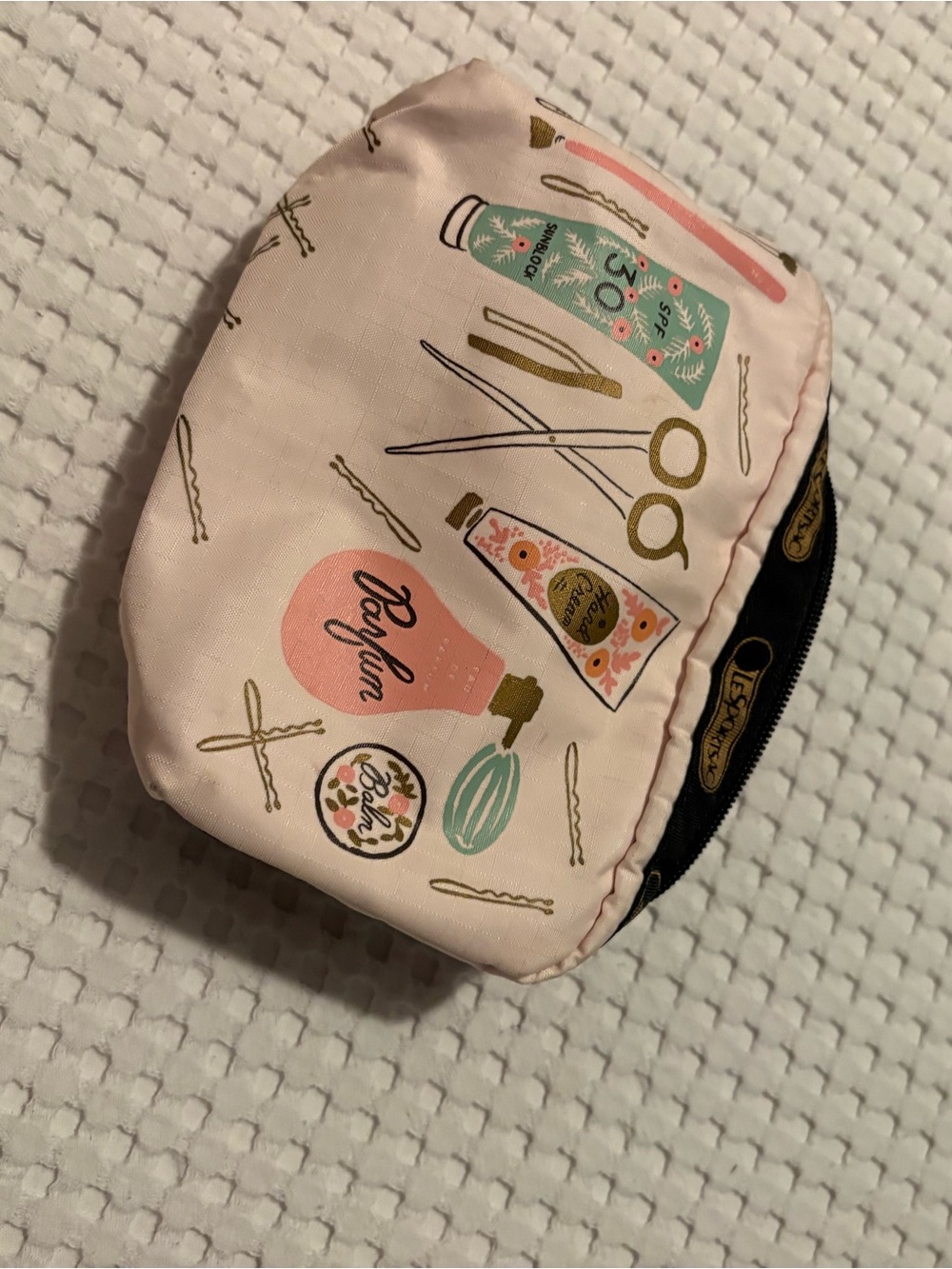 LeSportsac x Rigle Paper Company Cosmetic Pouch with Beauty Print